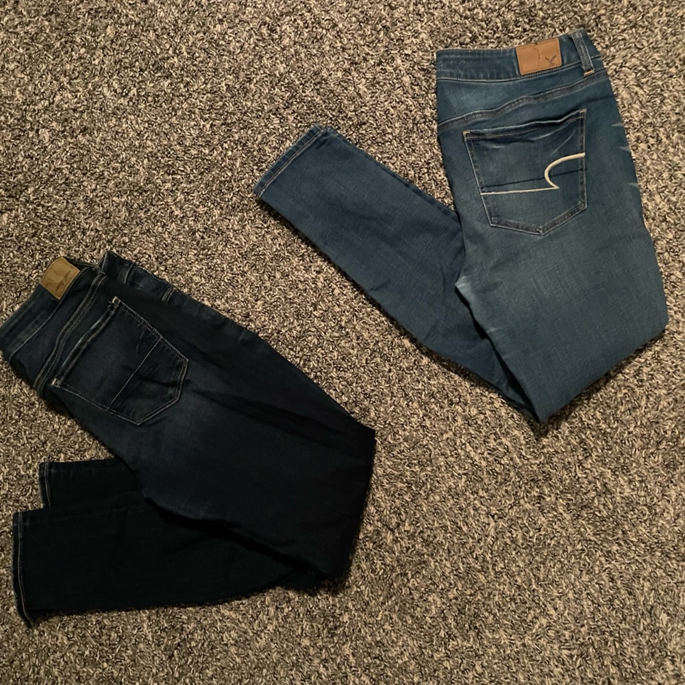 Bundle of AE skinny jeggings